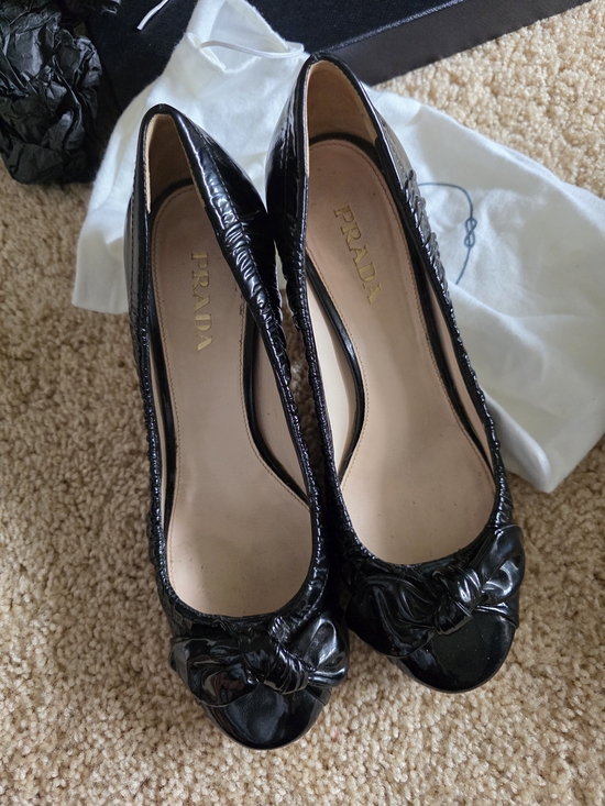 Prada Shoes - Prada Women’s Black Patent Leather Shoes